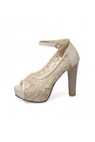 Women's Wedding Shoes Heels / Peep Toe / Platform / Comfort / Novelty / Round Toe / Open Toe SandalsWedding /