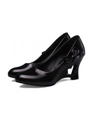 Women's Shoes Leatherette Wedge Heel Heels Heels Wedding / Office & Career / Party & Evening / Dress Black / Yellow