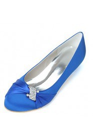 Women's Wedding Shoes Heels Heels Wedding/Party & Evening Black/Blue/Pink/Purple/Ivory/White/Silver