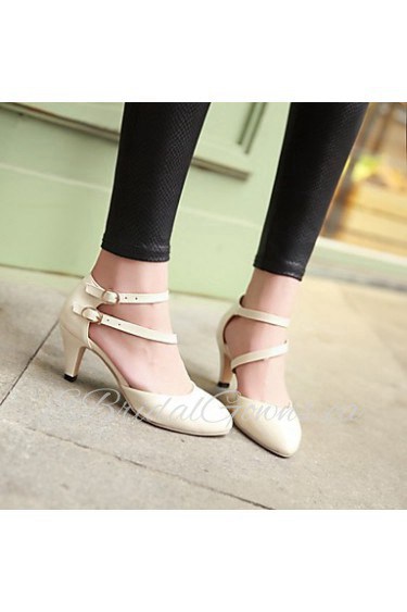 Women's Shoes Chunky Heel Round Toe Pumps Shoes More Colors available