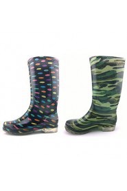 Women's Shoes Silicone Flat Heel Rain Boots Flats / Boots Outdoor 1 / 2