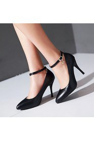 Women's Shoes Heel Heels / Pointed Toe Heels Office & Career / Dress / Casual Black / Pink / Red / White