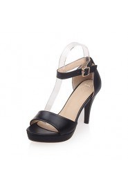 Women's Shoes Stiletto Heels/Platform/Sling back/Open Toe Sandals Party & Evening/Dress Black/Pink/White