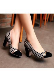 Women's Shoes Round Toe Chunky Heel Pumps Shoes More Colors available