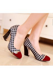 Women's Shoes Round Toe Chunky Heel Pumps Shoes More Colors available