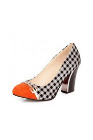 Women's Shoes Round Toe Chunky Heel Pumps Shoes More Colors available