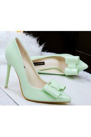 Women's Shoes Fleece Low Heel Heels / Peep Toe Heels Casual Black / Blue / Yellow / Green / Pink / Purple / White