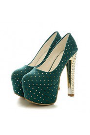 Women's Shoes Leatherette Stiletto Heel Heels / Party & Evening / Dress / CasualBlack /