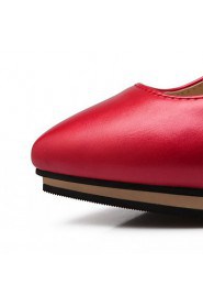 Women's Shoes Leatherette Stiletto Heel Heels Heels Wedding / Office & Career / Party & Evening Black / Green / Red