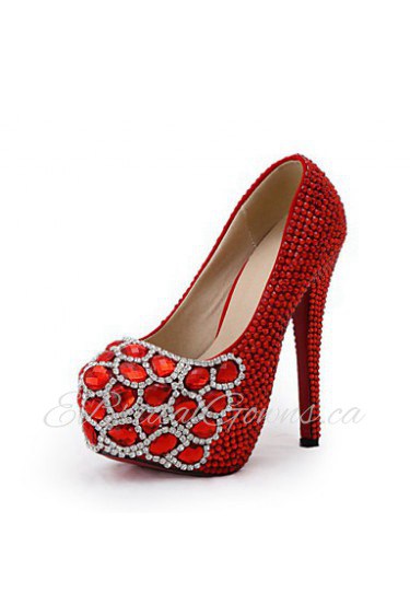 Women's Shoes Stiletto Heel Heels Heels Wedding / Party & Evening / Dress Red