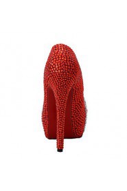 Women's Shoes Stiletto Heel Heels Heels Wedding / Party & Evening / Dress Red
