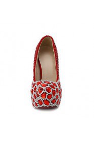 Women's Shoes Stiletto Heel Heels Heels Wedding / Party & Evening / Dress Red