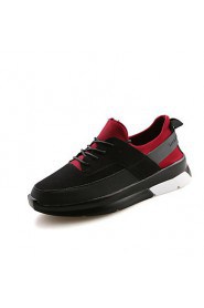 Women's Walking Shoes Leather / Black / Red / White