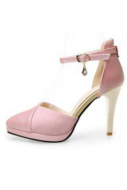 Women's Shoes Stiletto Heel/Platform/Pointed Toe Heels Party & Evening/Dress Pink/Red/Beige