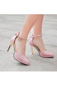 Women's Shoes Stiletto Heel/Platform/Pointed Toe Heels Party & Evening/Dress Pink/Red/Beige