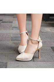 Women's Shoes Stiletto Heel/Platform/Pointed Toe Heels Party & Evening/Dress Pink/Red/Beige