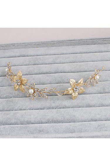 Women's Rhinestone Headpiece-Wedding / Special Occasion / Casual / Office & Career / Outdoor Headbands 1 Piece Silver Round