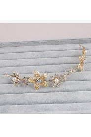 Women's Rhinestone Headpiece-Wedding / Special Occasion / Casual / Office & Career / Outdoor Headbands 1 Piece Silver Round