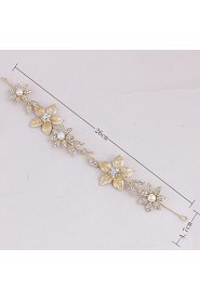 Women's Rhinestone Headpiece-Wedding / Special Occasion / Casual / Office & Career / Outdoor Headbands 1 Piece Silver Round