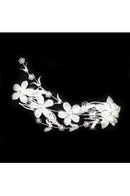 Women's Alloy Headpiece-Wedding / Special Occasion Hair Combs Clear Round