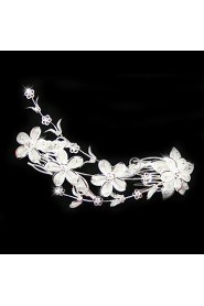 Women's Alloy Headpiece-Wedding / Special Occasion Hair Combs Clear Round