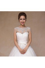 Wedding Sequined Collars Sleeveless Wedding Wraps