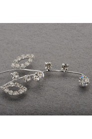 Women's Alloy Headpiece-Wedding / Special Occasion Hair Combs Clear Round