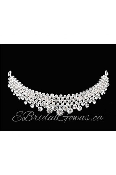 Women's Rhinestone / Crystal / Alloy Headpiece-Wedding / Special Occasion Tiaras 1 Piece