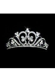 Women's Alloy Headpiece-Wedding / Special Occasion Tiaras Clear Round