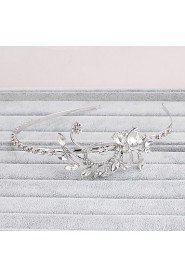 Women's Rhinestone Headpiece-Wedding / Special Occasion / Casual / Office & Career / Outdoor Headbands 1 Piece Silver Round