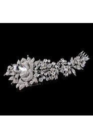 Hairpin Peral Comb for Women Rhinestone Crystals Wedding Hair Accessories Party Wedding Bridal Jewelry