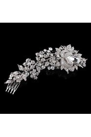 Hairpin Peral Comb for Women Rhinestone Crystals Wedding Hair Accessories Party Wedding Bridal Jewelry