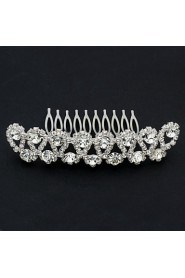 Women's Rhinestone / Alloy Headpiece-Wedding / Special Occasion / Office & Career Hair Combs Clear