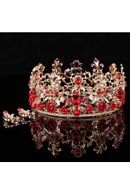 Women's Crystal / Alloy / Imitation Pearl Headpiece-Wedding / Special Occasion / Outdoor Tiaras 2 Pieces