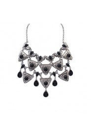 Hot Mix Color Geometrical Triangle Necklace Fashion Choker Necklace Jewelry For Women Vintage Accessories