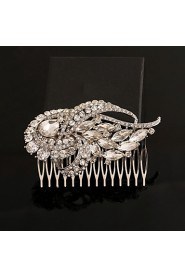 Women's Rhinestone / Crystal / Alloy Headpiece-Wedding / Special Occasion Hair Combs 1 Piece
