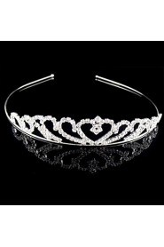 Bridal Wedding Princess Pageant Prom Crystal Tiara Crown Headband