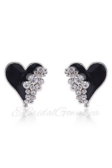 Stud Earrings Women's Alloy Earring Rhinestone
