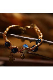 Unisex Chain Bracelet Leather / Rope Non Stone