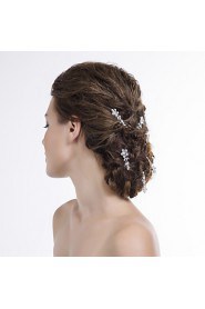 Flowers Women Alloy Hair Pin With Rhinestone Wedding/Party Headpiece