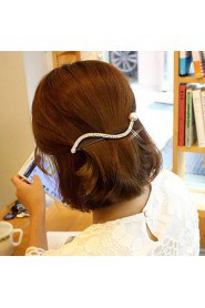 Women's Rhinestone/Alloy Headpiece - Casual/Outdoor S Shape Barrette 1 Piece