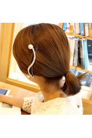 Women's Rhinestone/Alloy Headpiece - Casual/Outdoor S Shape Barrette 1 Piece