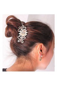 Lady's Imitation Pearl Hair Comb for Wedding Party Casual Hair Jewerly