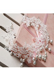 Women's Imitation Pearl Necklace Wedding Imitation Pearl