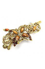 Vintage Style Butterfly Shape Alloy Hair Pin(Five Colors)(1Pc)