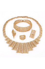 WesternRain Women's Alloy / Rhinestone Jewelry Set Rhinestone