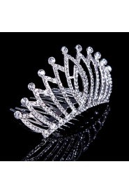 Fashion Alloy Tiaras With Rhinestone Wedding/Party Headpiece