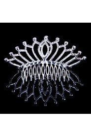 Fashion Alloy Tiaras With Rhinestone Wedding/Party Headpiece