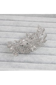 Women's Rhinestone Headpiece-Wedding / Special Occasion / Casual / Office & Career / Outdoor Hair Combs 1 Piece Clear Round