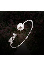 Women's Chain Bracelet Alloy Imitation Pearl / Rhinestone